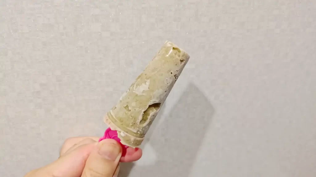 緑豆沙で作ったアイス