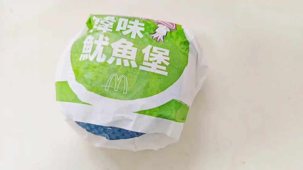 台湾マクドナルドの「韓味魷魚堡」